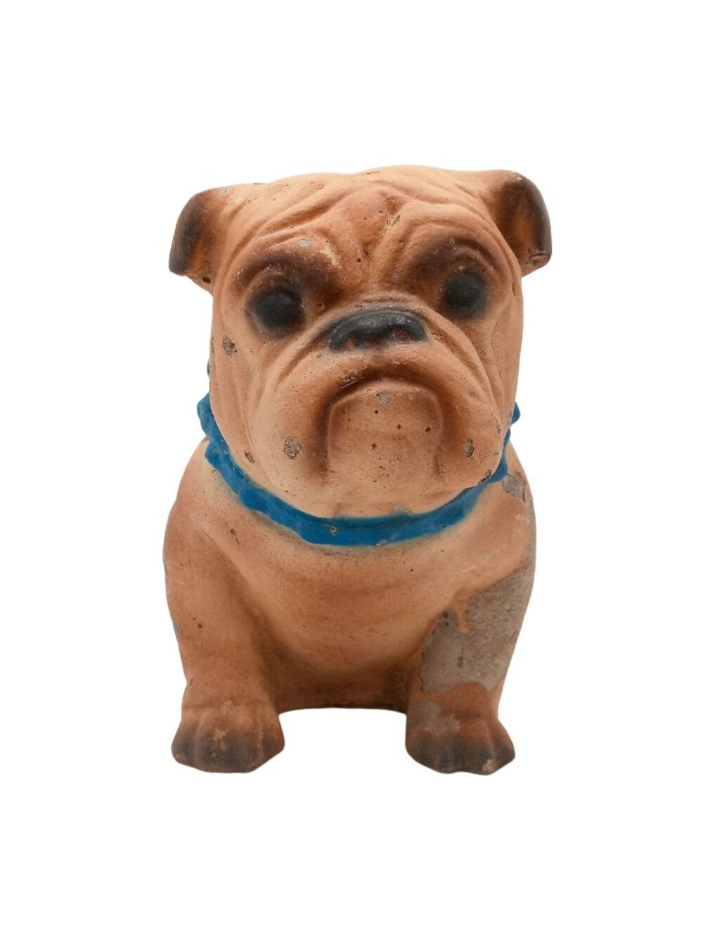Vintage Bulldog Cement Sculpture Dog Mack Yard Art Statue 7 Inch Cozy Decor